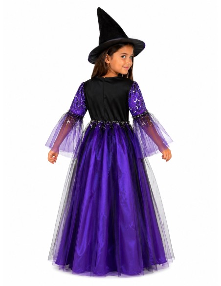 Costume Strega Viola | Costumi per Bambini Il Re del Carnevale